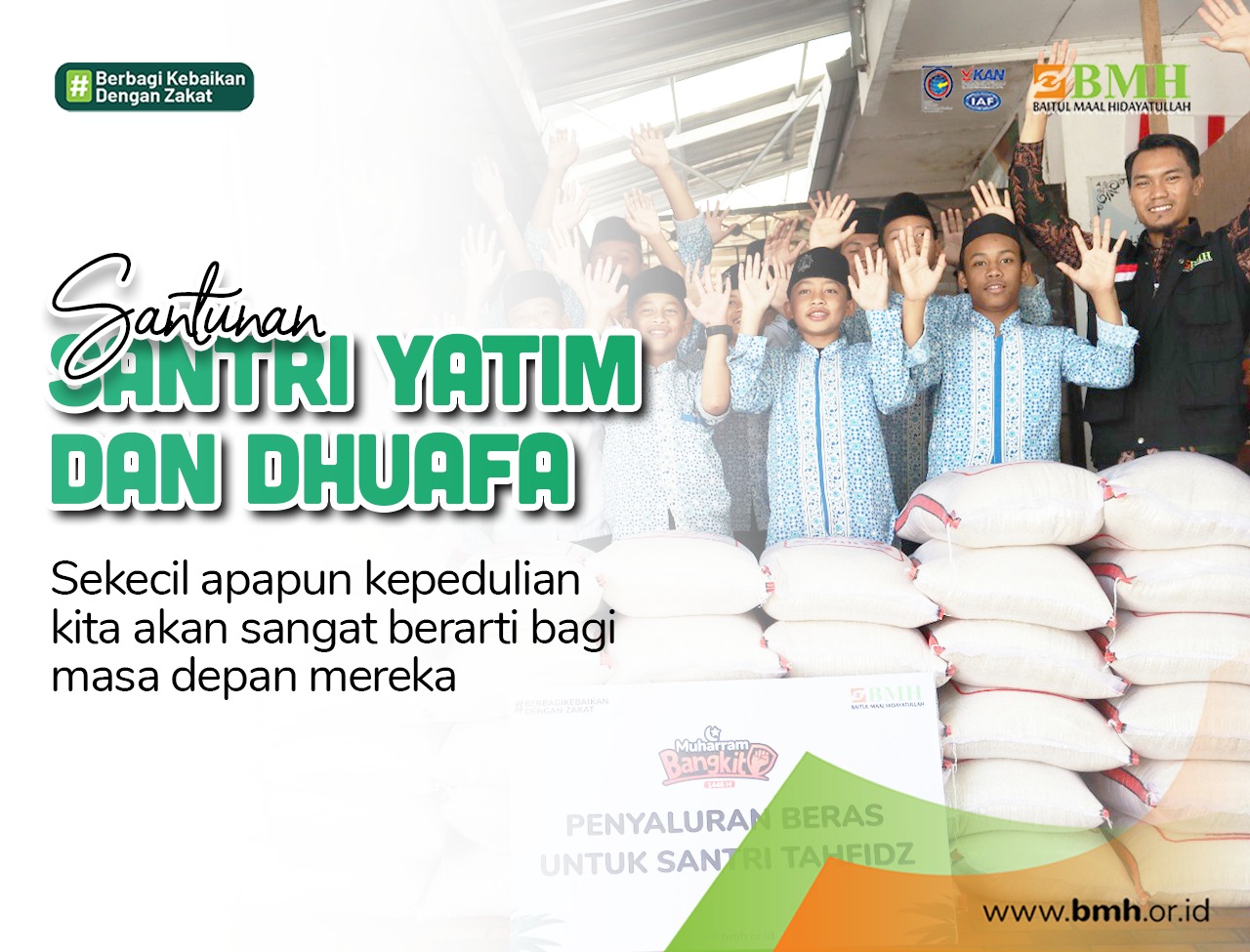 Sedekah Beras Santri Penghafal Quran - BMH Jogja